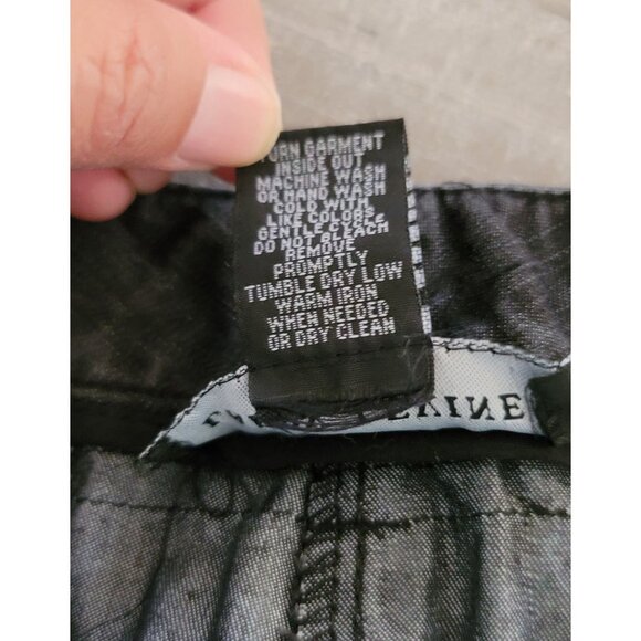 Larry Levine Women's Black Denim Pants Size 10 - Picture 5 of 8